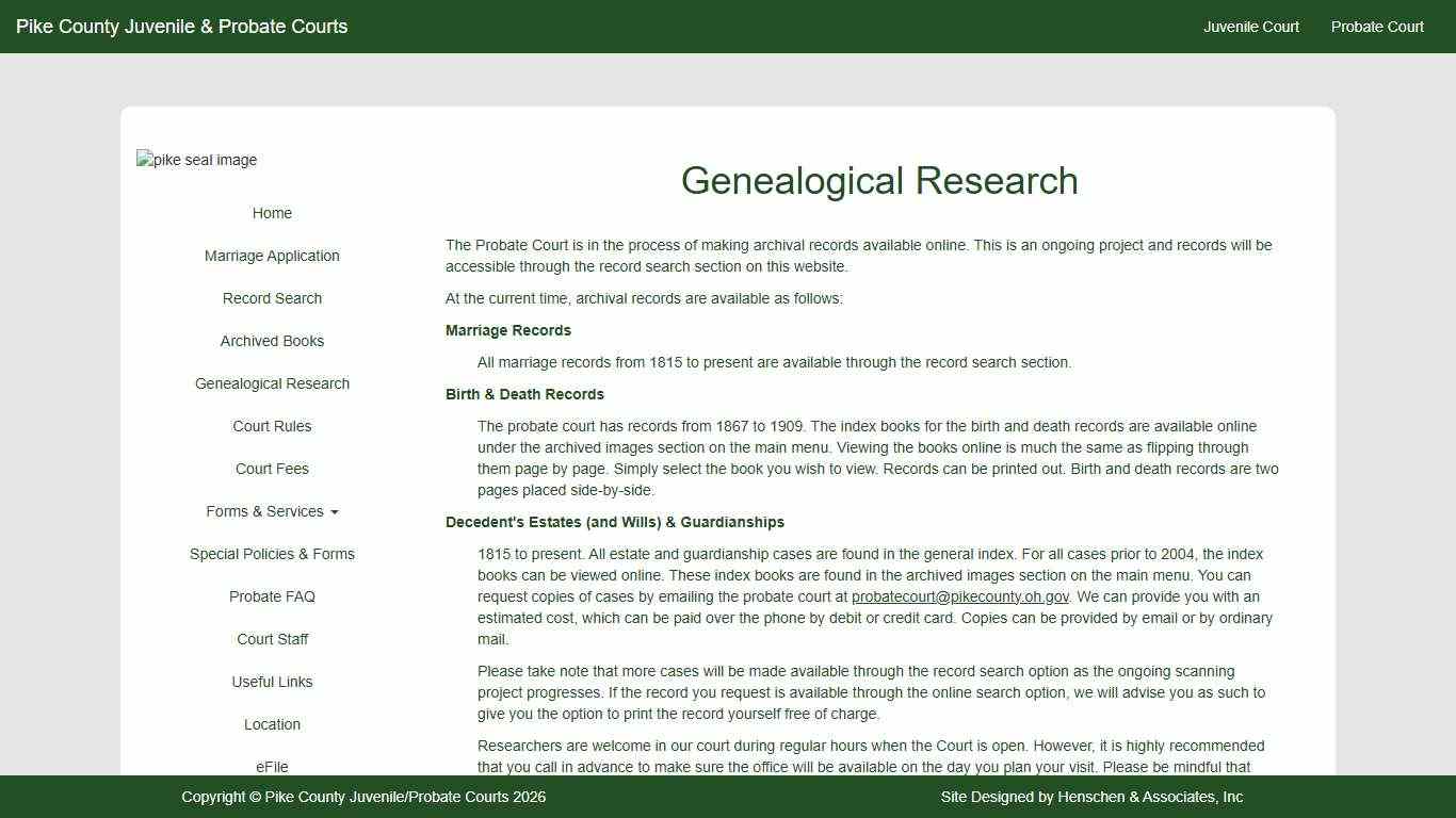 Pike County Juvenile/Probate Court