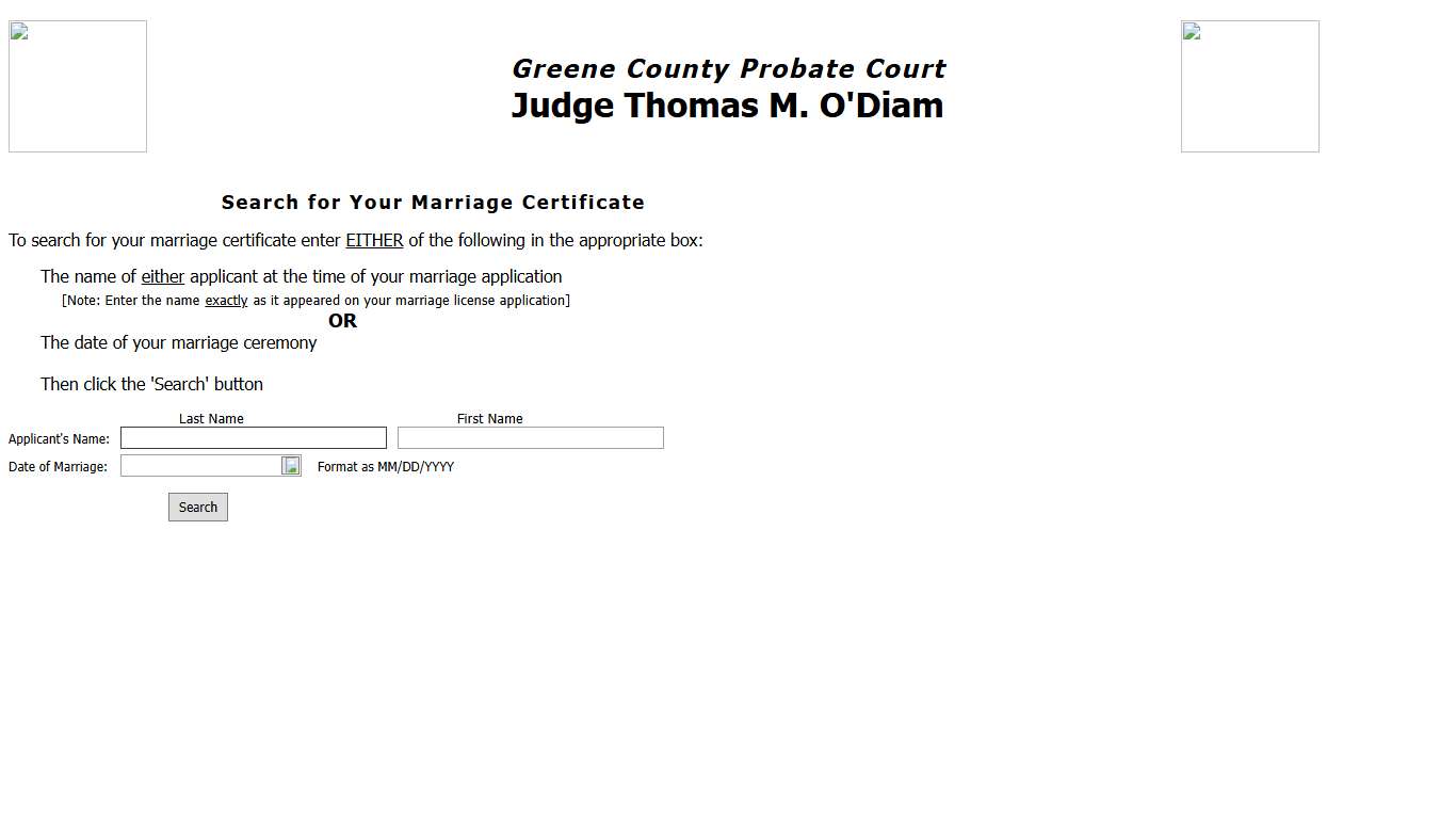 Greene County Probate Court